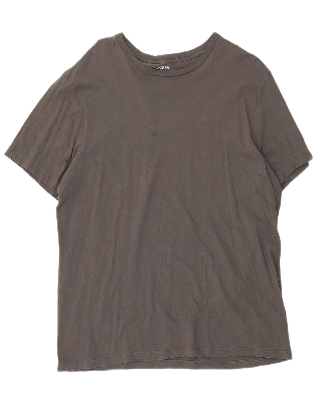 Camiseta masculina J. CREW Top XL algodão cinza
