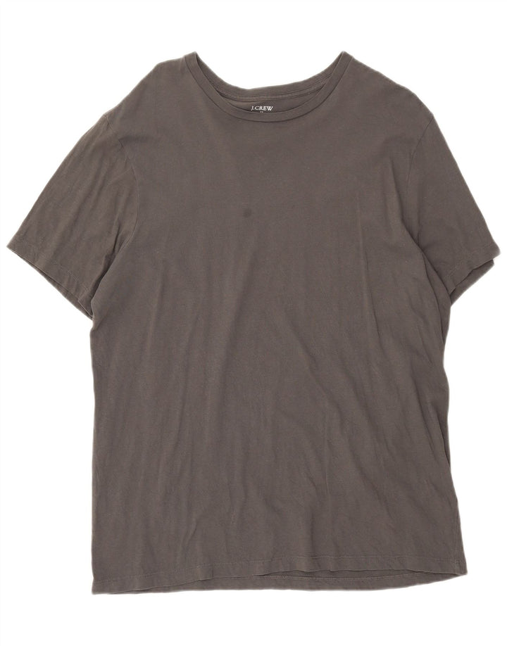 Camiseta masculina J. CREW Top XL algodão cinza