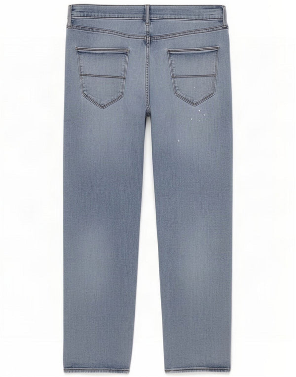 Marks & Spencer Mens Straight Jeans W36 L29 Azul Algodão