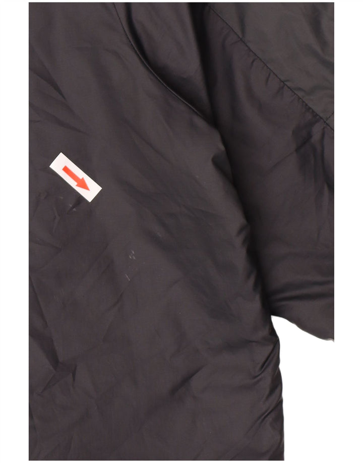 Jaqueta corta-vento masculina Nike com capuz UK 40 poliéster preto grande