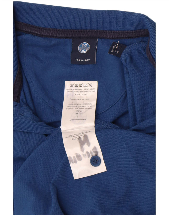 Camisa polo masculina North Sails médio algodão azul marinho