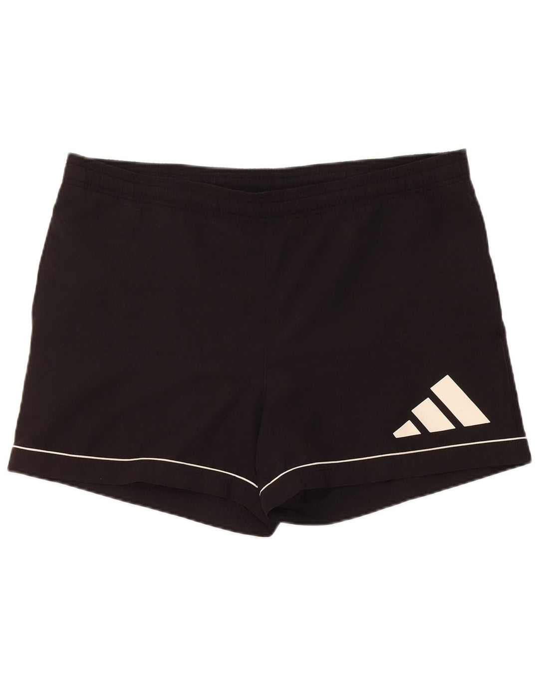 Shorts de natação masculino Adidas médio preto poliéster