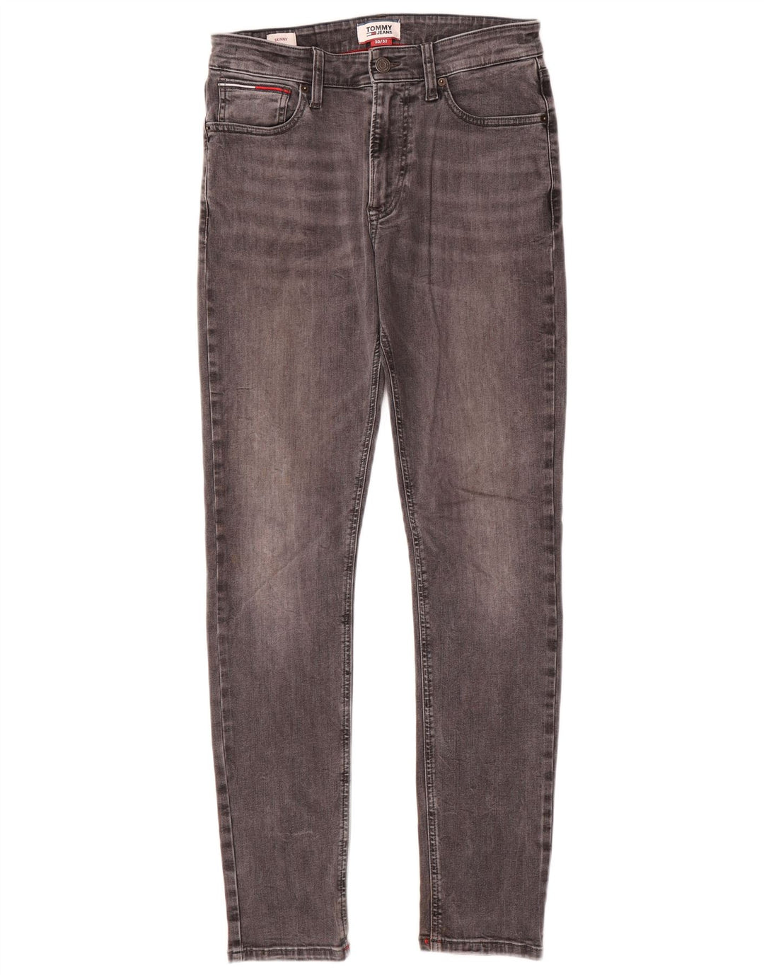 Tommy Hilfiger Jeans Skinny Masculino W30 L32 Algodão Cinza