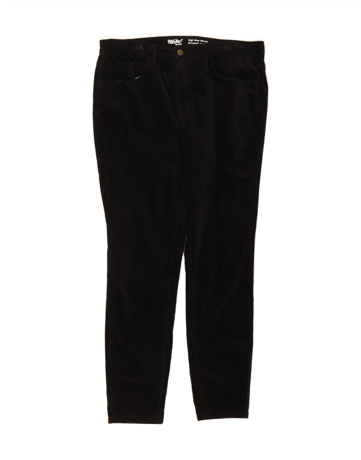 MOSSIMO Womens Super Strech Skinny Jeans US 14 Large W32 L28 Black Vintage Mossimo and Second-Hand Mossimo from Messina Hembry 