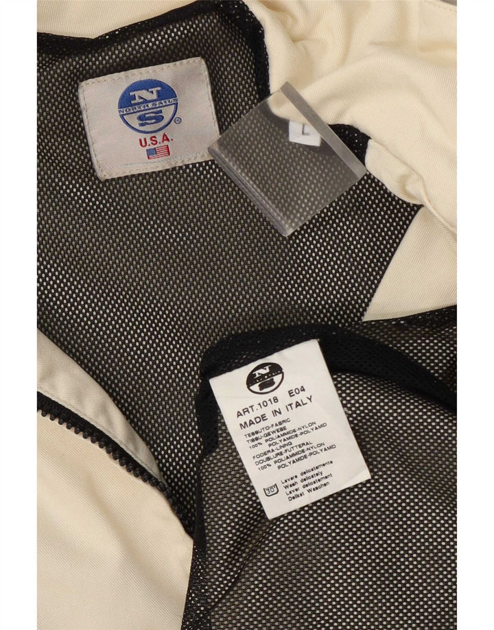 Jaqueta de chuva masculina North Sails UK 40 grande poliamida off white