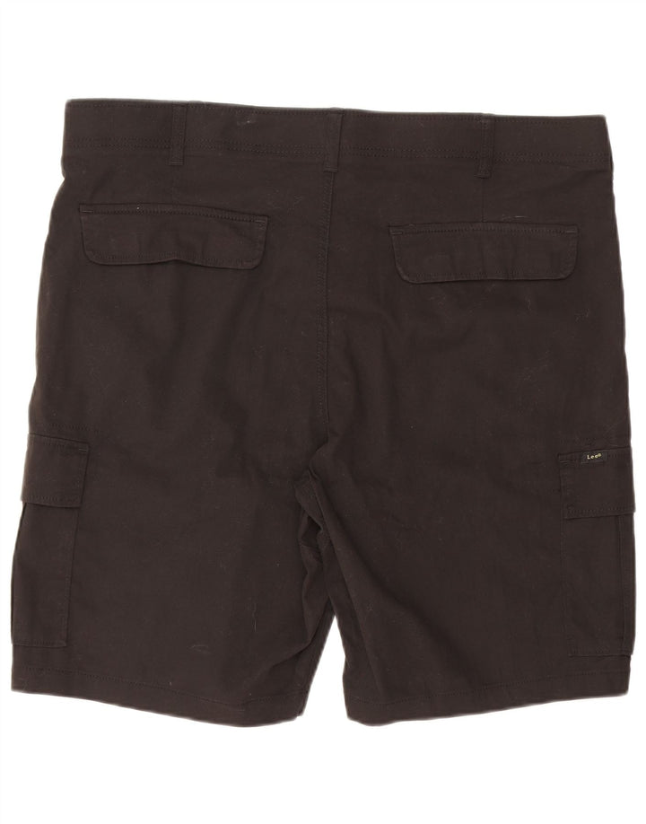Shorts cargo masculinos LEE W42 2XL algodão preto