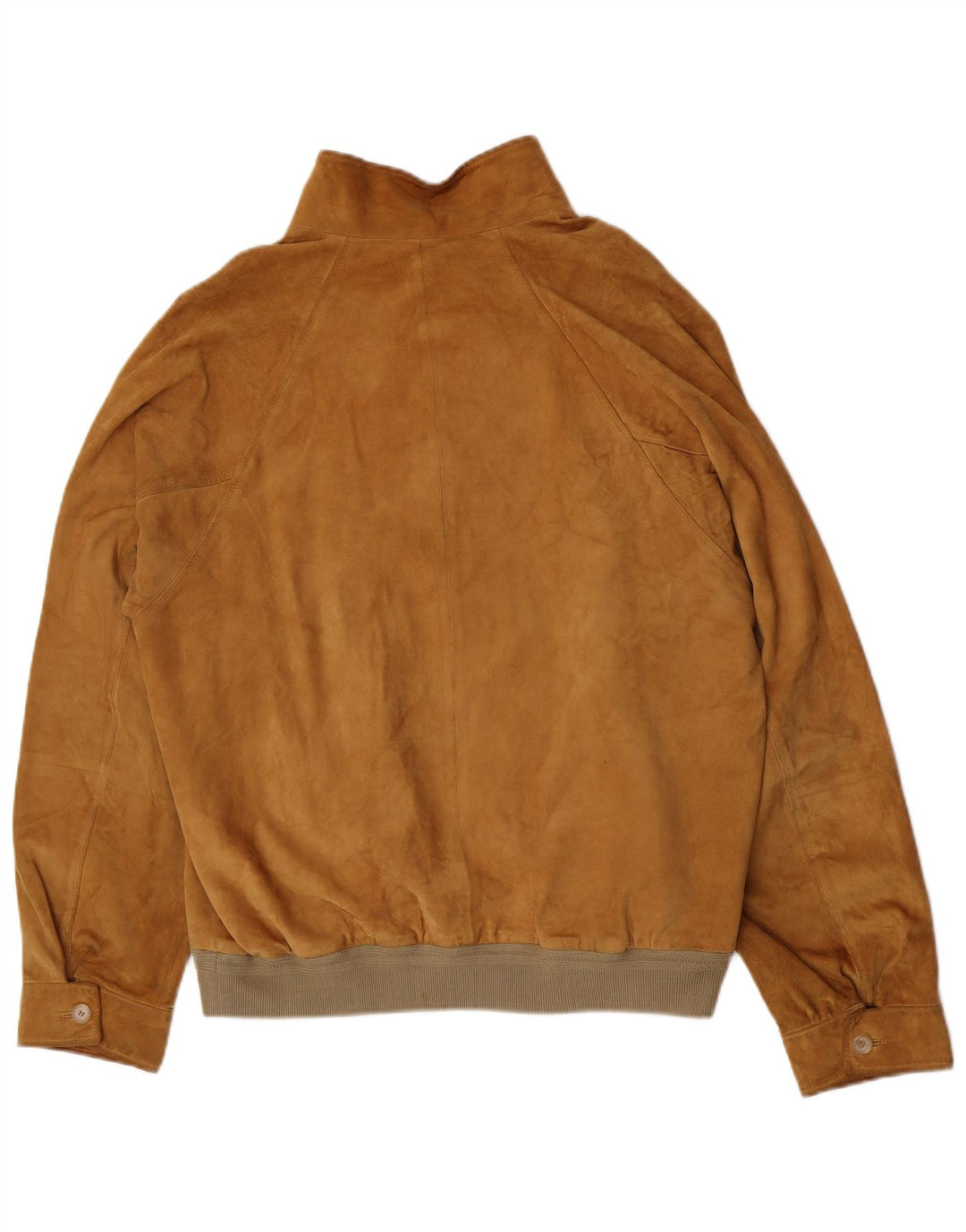 Jaqueta bomber masculina de camurça Gerani IT 56 3XL couro bege
