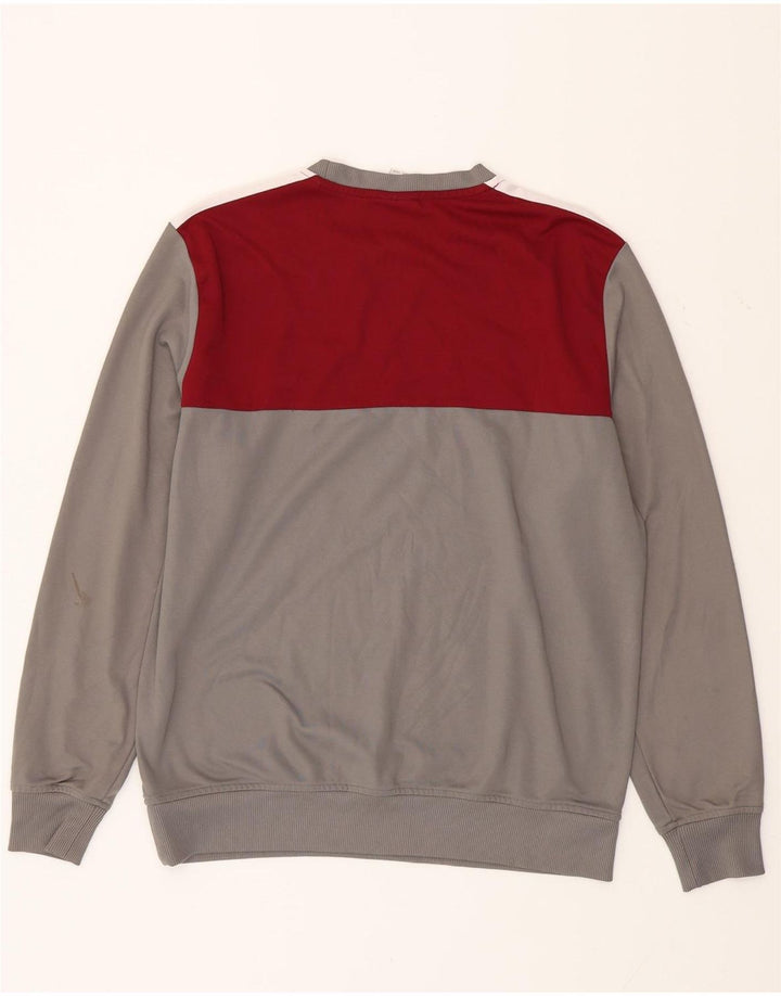 Moletom masculino Cooperstown NEW ERA grande bloco colorido cinza