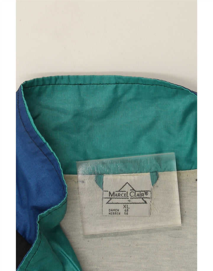 Marcel Clair Mens Treino Top Jacket XL Preto Colourblock Poliamida