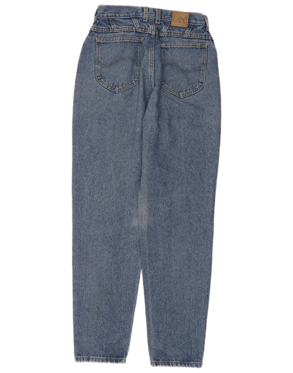 Calça jeans feminina Lee cintura alta cônica W28 L30 azul