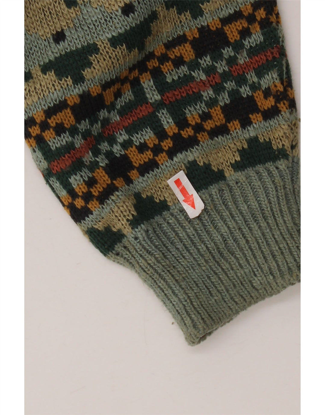 Suéter cardigã masculino Marks & Spencer médio multicolorido Fair Isle