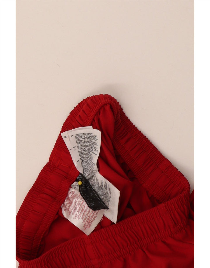Shorts esportivos Adidas meninos 11-12 anos poliéster vermelho