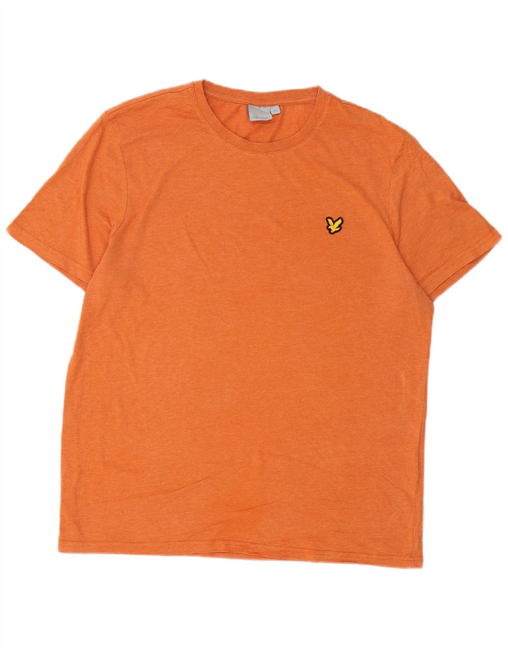 Camiseta masculina LYLE & SCOTT XL laranja poliéster