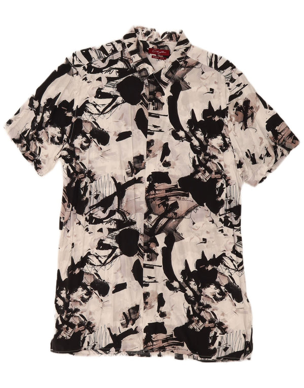 Blusa feminina Clayton de manga curta UK 18 XL multicolorida clássica
