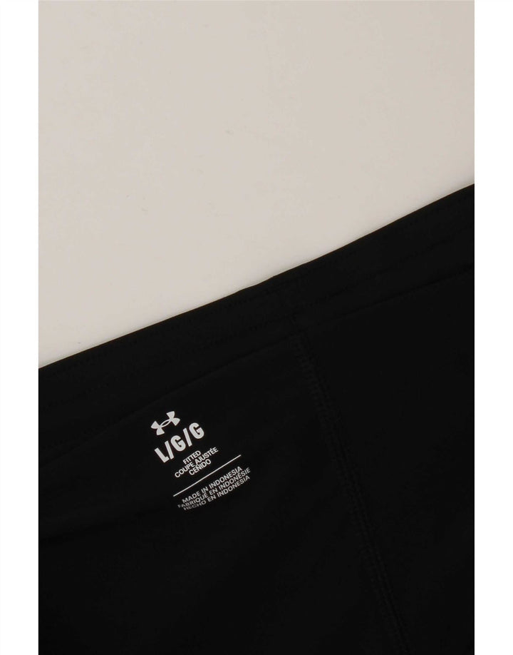 Shorts esportivos masculinos Under Armour grandes pretos