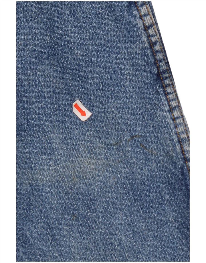 WRANGLER Masculino Texas Straight Jeans W33 L30 Azul Algodão