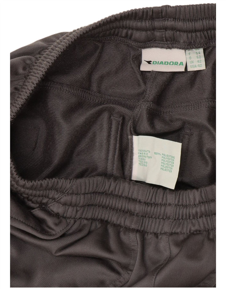 Calça de treino masculina Diadora 2XL poliéster cinza