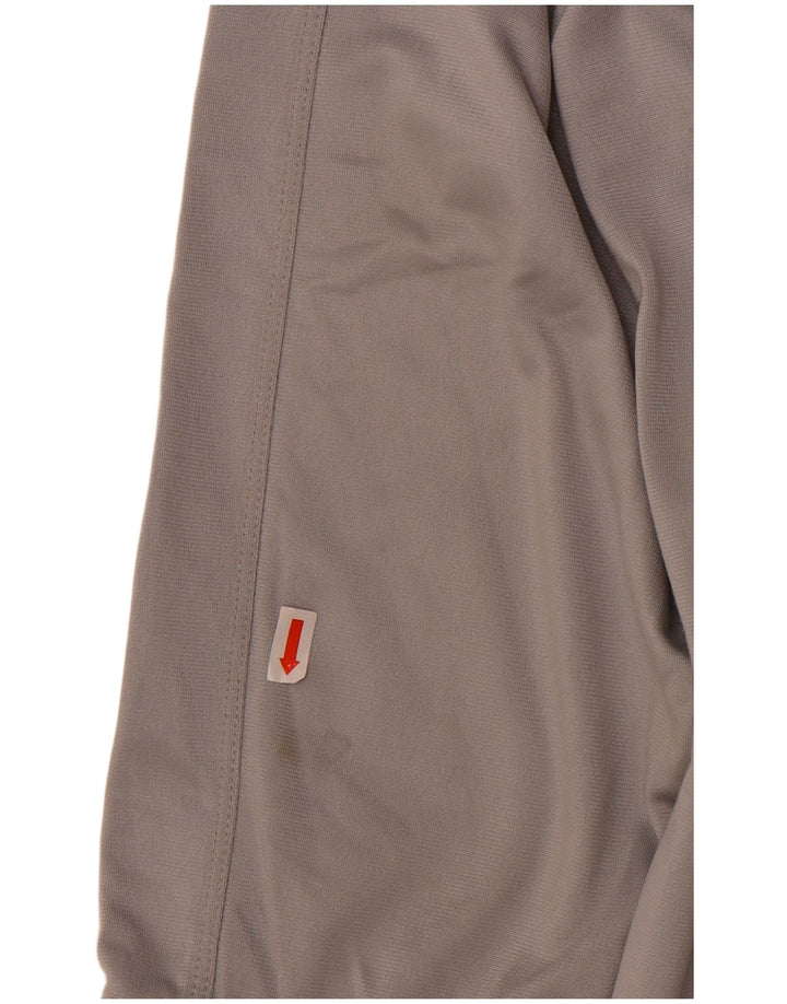 Lotto Womens Tracksuit Top Jacket UK 12 poliéster cinza médio