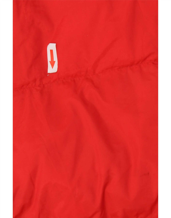 Jaqueta masculina acolchoada com capuz Kejo UK 36 pequena vermelha nylon