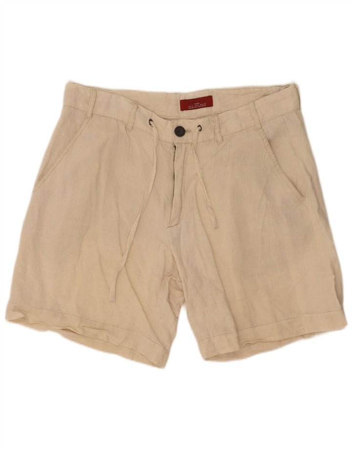 Zara Mens Chino Shorts Grande W32 Bege
