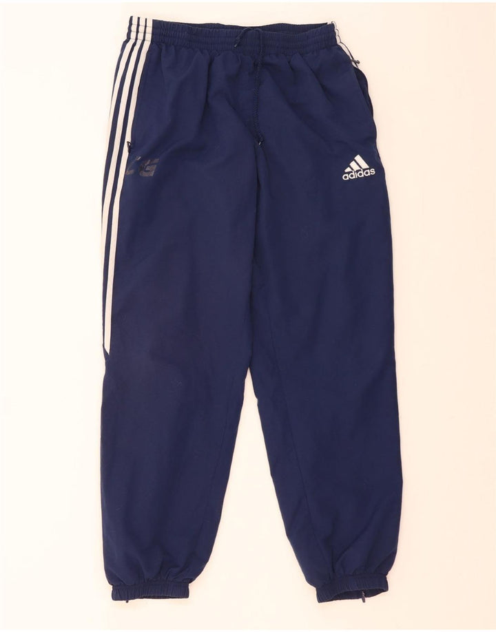 ADIDAS Mens Calças de treino Joggers Médio Azul Marinho Poliéster