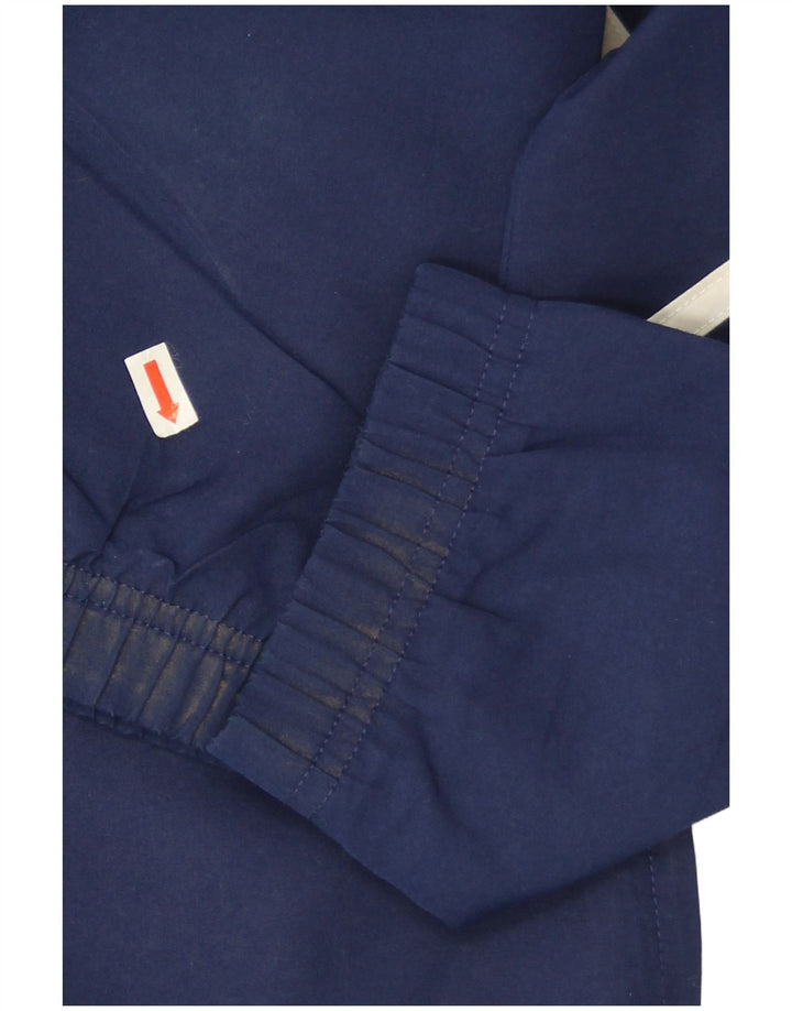 Adidas Mens Graphic Tracksuit Top Jacket Grande Azul Marinho Colorblock
