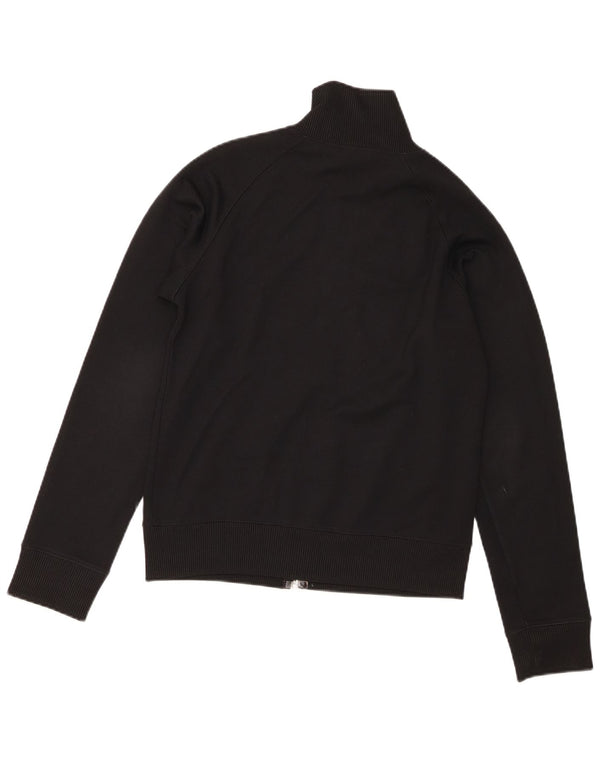 Carhartt Womens Tracksuit Top Jacket UK 14 Médio Preto Poliéster
