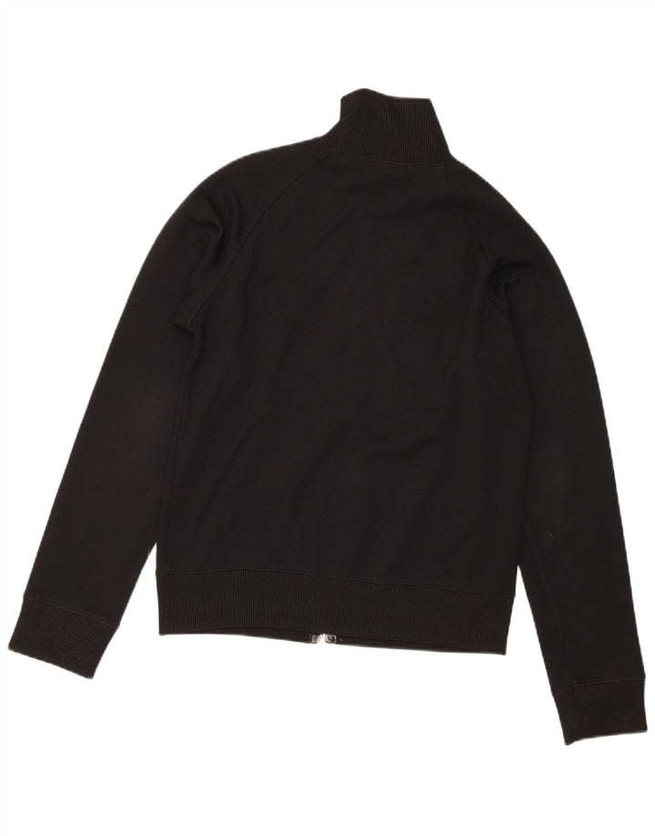 Carhartt Womens Tracksuit Top Jacket UK 14 Médio Preto Poliéster