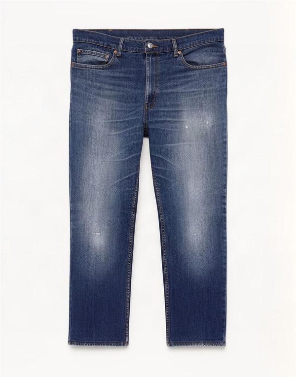 Levi's Masculino 511 Cropped Slim Jeans W38 L25 Azul Algodão