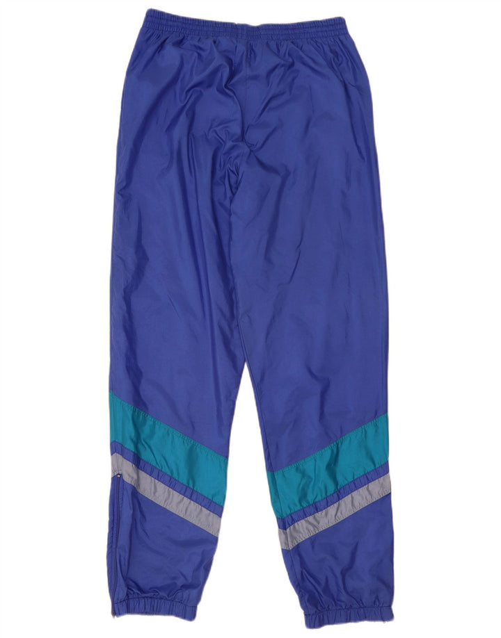 Calça de treino masculina Leopard Joggers Reino Unido 40/42 bloco colorido azul médio