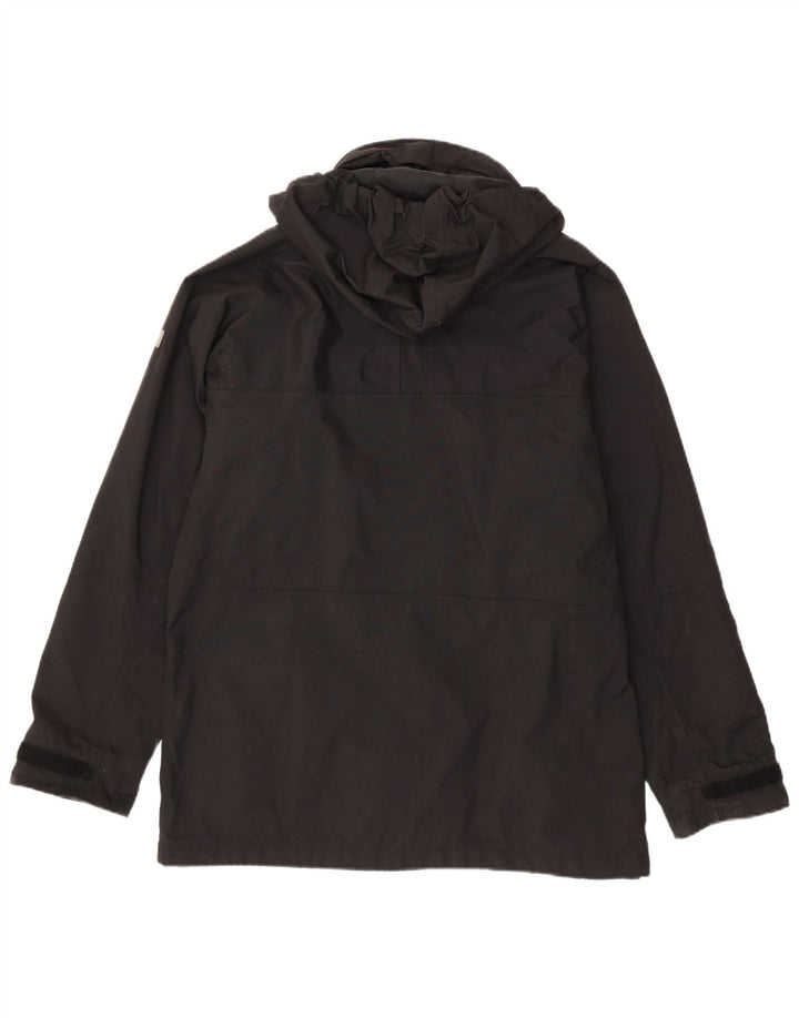 Jaqueta de chuva masculina HELLY HANSEN com capuz Reino Unido 38 nylon preto médio