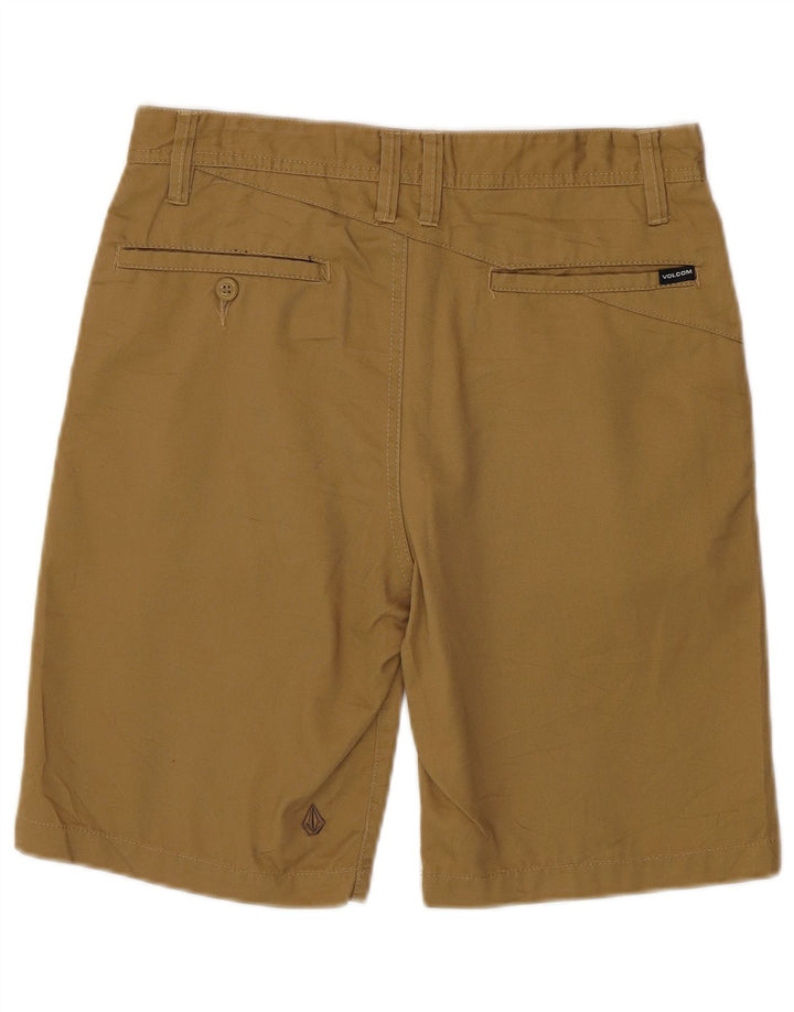 Shorts Chino Masculino Volcom W29 Pequeno Poliéster Cáqui