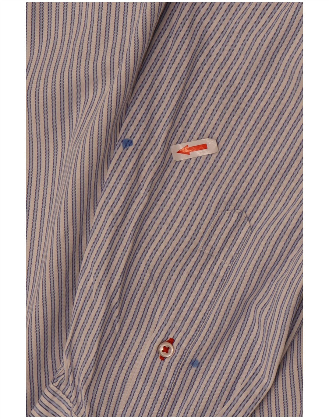 Camisa masculina Tommy Hilfiger grande listrada azul