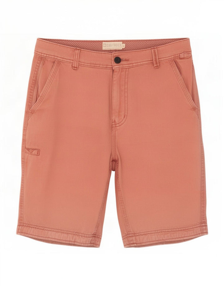 Shorts cargo masculino Saltrock médio W32 algodão rosa