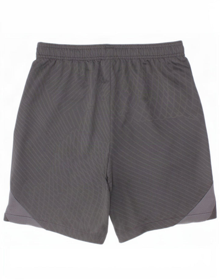 Shorts esportivos Nike Boys Dri Fit 12-13 anos, grande, preto, xadrez, poliéster