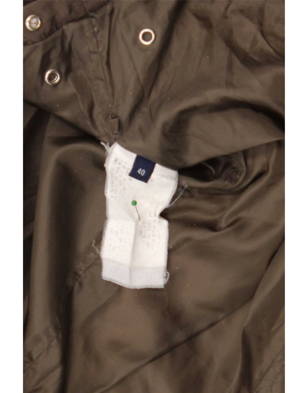 Casaco acolchoado com capuz feminino Trussardi IT 40 pequeno marrom