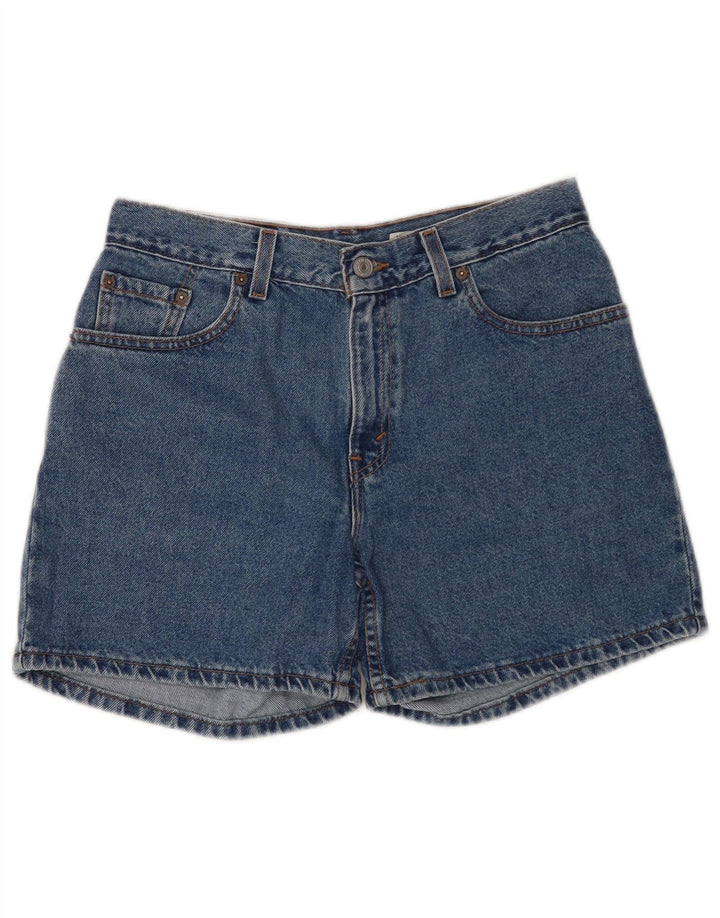 Shorts jeans feminino Levi's 555 US 8 médio W28 algodão azul