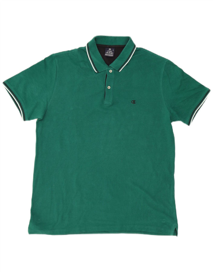 Camisa polo masculina Champion grande verde