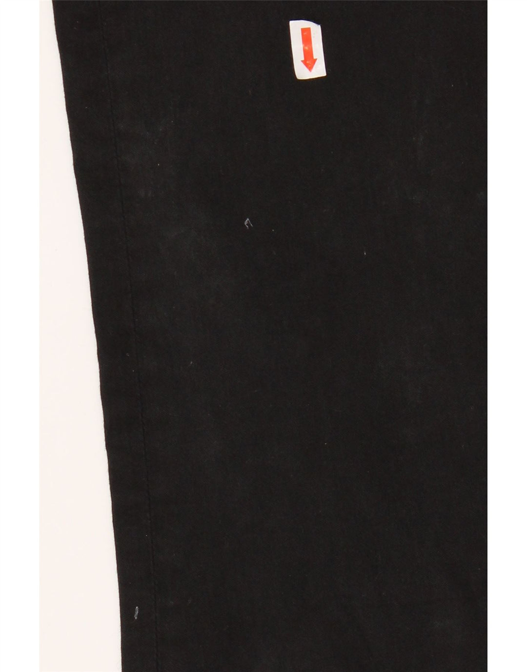 CALVIN KLEIN Calça feminina cortada reta cáqui W26 L25 preta