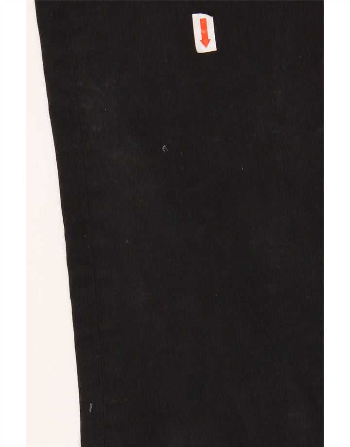 CALVIN KLEIN Calça feminina cortada reta cáqui W26 L25 preta