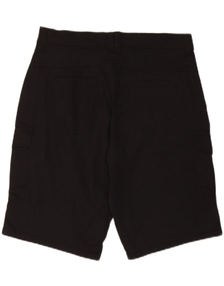 Shorts cargo feminino Lee de cintura média US 6 médio W30 algodão preto