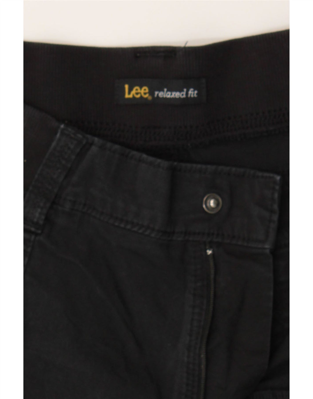 LEE Womens Cargo Capri Trousers US 16 2XL W38  Black Cotton Vintage Lee and Second-Hand Lee from Messina Hembry 