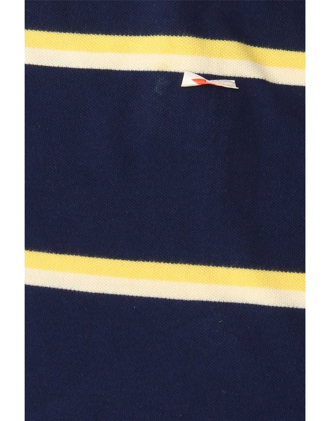Camisa polo masculina Chaps grande algodão listrado azul marinho