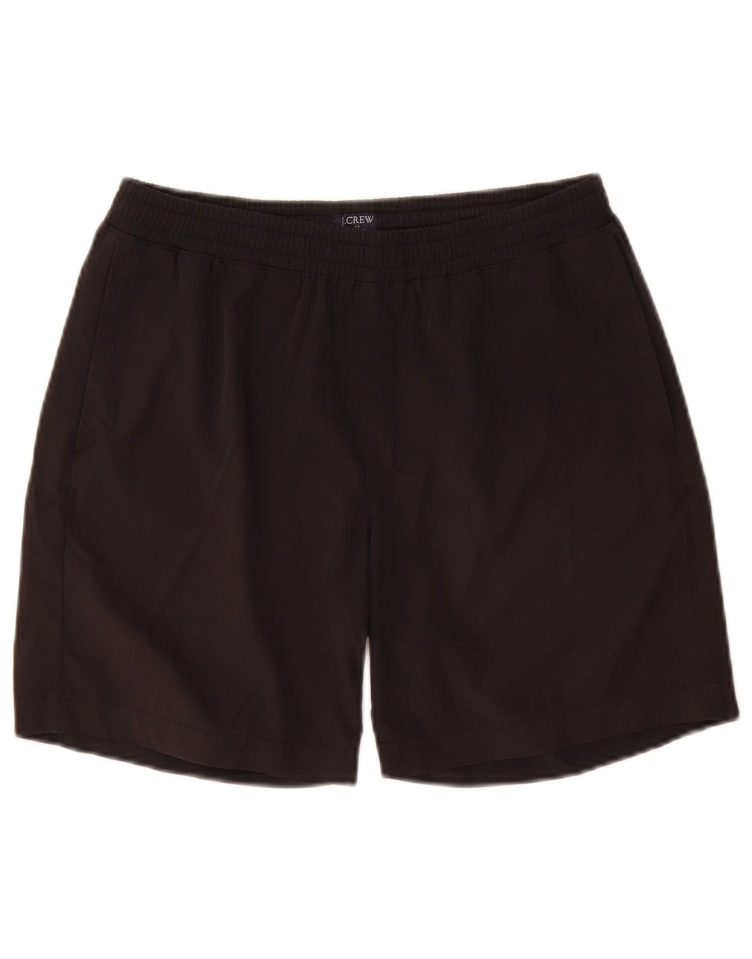 J. CREW Shorts esportivos masculinos pequenos de poliéster preto
