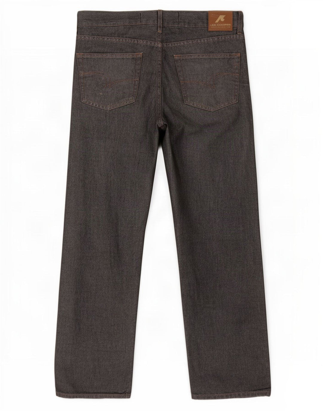 Lee Mens Straight Jeans W35 L29 Algodão Cinza