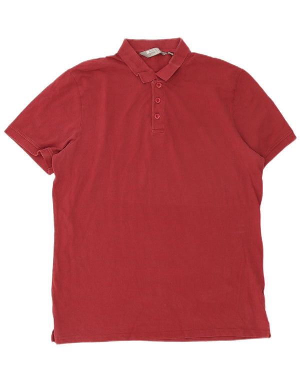 Camisa polo masculina Mountain Warehouse XL algodão Borgonha