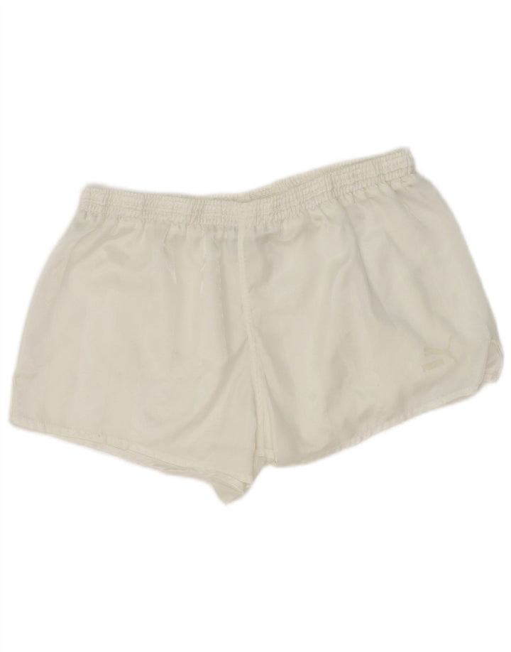 Shorts de natação masculinos Puma grande poliamida branca