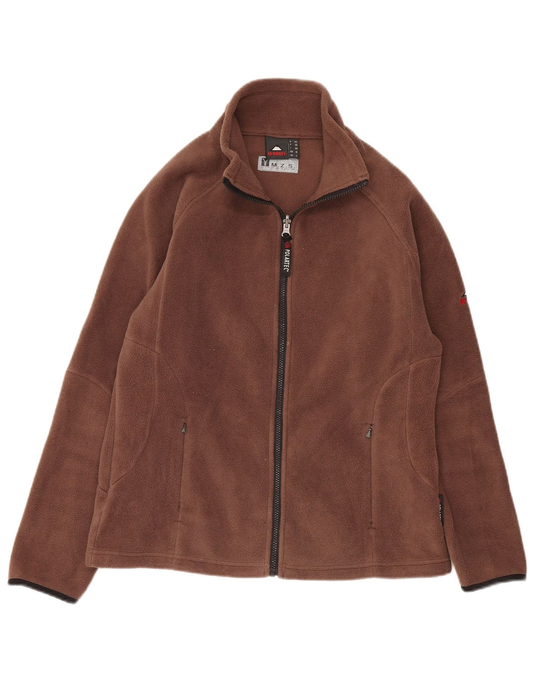 Jaqueta de lã feminina McKinley Reino Unido 16 grande poliéster marrom