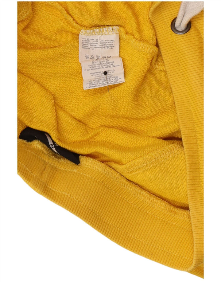 Lotto Mens Graphic Sport Shorts Médio Algodão Amarelo