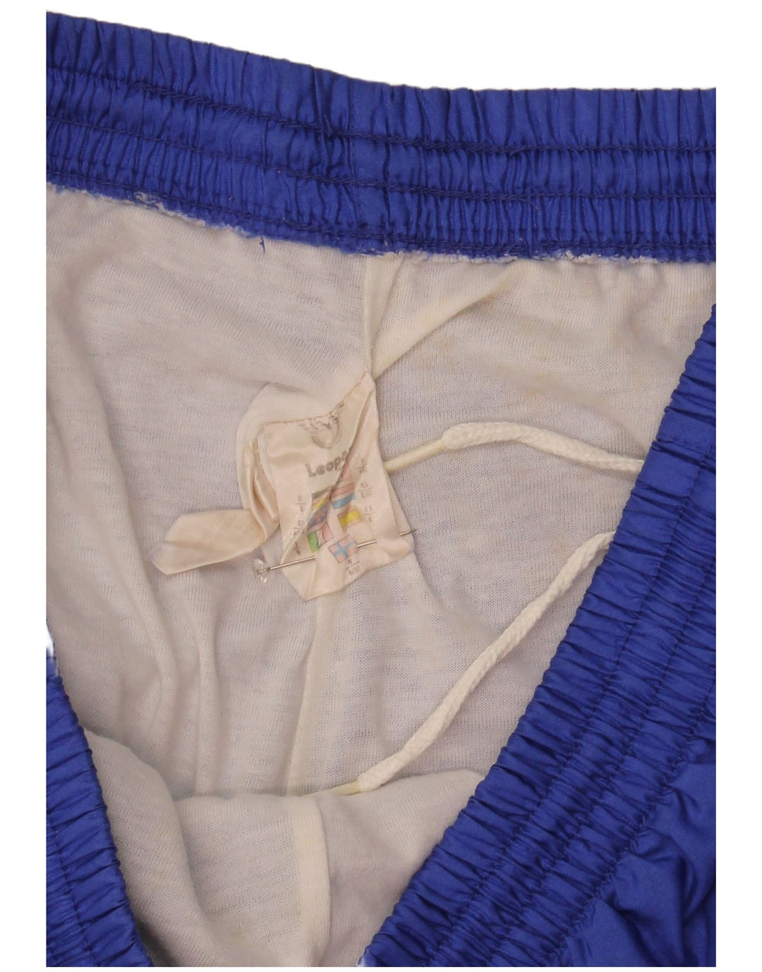 Calça de treino masculina Leopard Joggers Reino Unido 40/42 bloco colorido azul médio